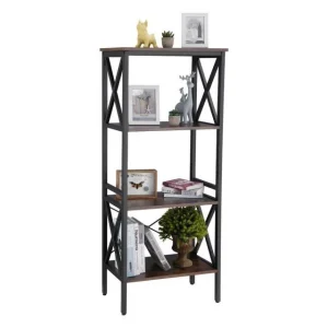 belle Le moins cher 👏 Etagère Metal-bois L56 X P34 X H131 Cm 👏 11