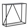 Protections acheteurs Budget 🌟 Table Console Noire Design Industriel Moderne En Métal 90x30x80 Cm 👏 5