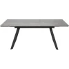 Large choix en ligne Acheter 🧨 Table De Repas Extensible Gris – Plateau Bois 160 X 90 Cm Avec Rallonge ✨ 19