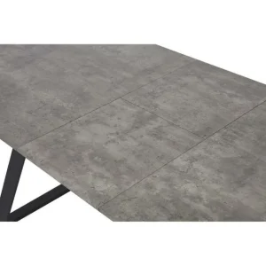 Large choix en ligne Acheter 🧨 Table De Repas Extensible Gris – Plateau Bois 160 X 90 Cm Avec Rallonge ✨ 18