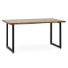 Nouveau ❤️ Table Salle A Manger ICub Strong ECO 80x180x75 Cm Noir Effect-Vintage 🔥 acheter 19