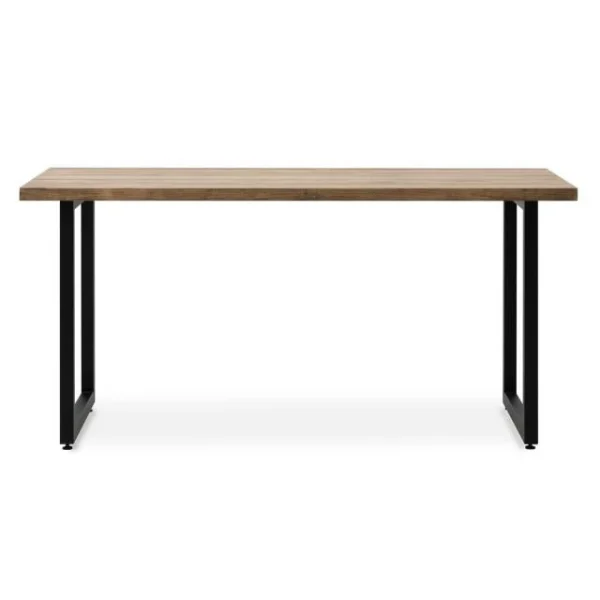 Retour gratuit en magasin. Tout neuf 😍 Table Salle A Manger ICub Strong ECO 80x200x75 Cm Noir Effect-Vintage 😉 3