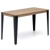 De gros ⌛ Table Salle à Manger Lunds 160x80x75cm Noir-Vieilli 🔔 en france 17