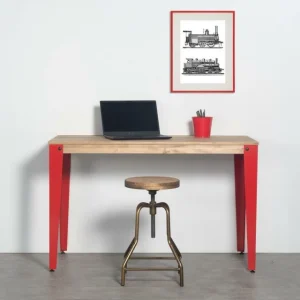 Remise 🥰 Table Salle à Manger Lunds 60x110x75 Rouge-Vieilli. ⌛ haute qualité 13