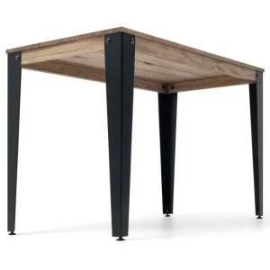 Couleurs variées Budget 🔔 Table Salle à Manger Lunds 60x140x75 Noir-Vieilli. 👏 14